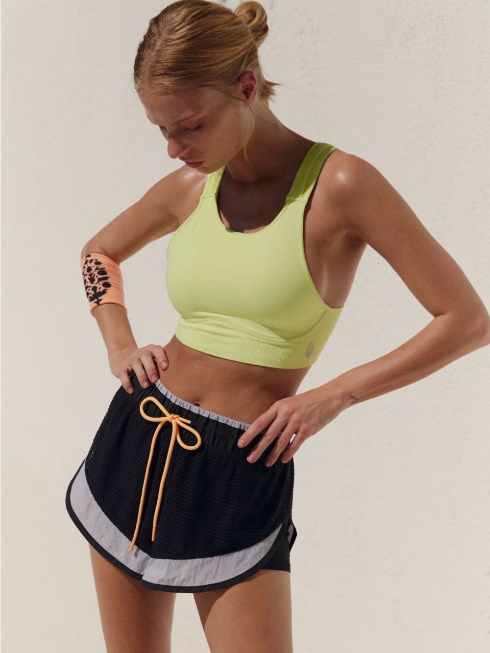 Free People Run For The Hills Shorts in Black